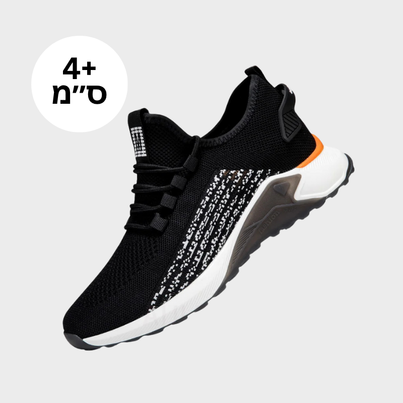 סניקרס הגבהה לגברים עם תוספת גובה של 7 ס״מ